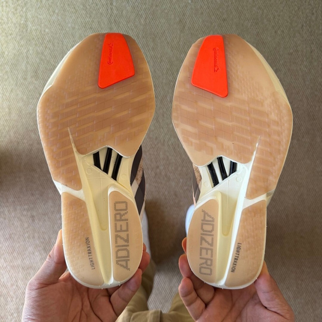 Adidas Adizero Adios Pro 4 Running Shoes White Preloved Lilac Preloved Red GW7896 - Image 8