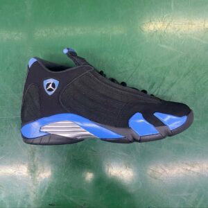 Air Jordan 14 Retro "Varsity Royal" Black Royal Blue Metallic Silver 311818-041 Men's Sneakers
