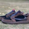 Travis Scott Air Jordan 1 Low Black Dark Mocha Reverse Swoosh