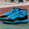 Air Jordan 11 Retro "Pantone" University Blue Black Patent Leather Sneakers Shoes 683072-405