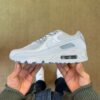 Nike Air Max 90 Pure Platinum Light Grey White Trainers Sneakers - DJ6205-100