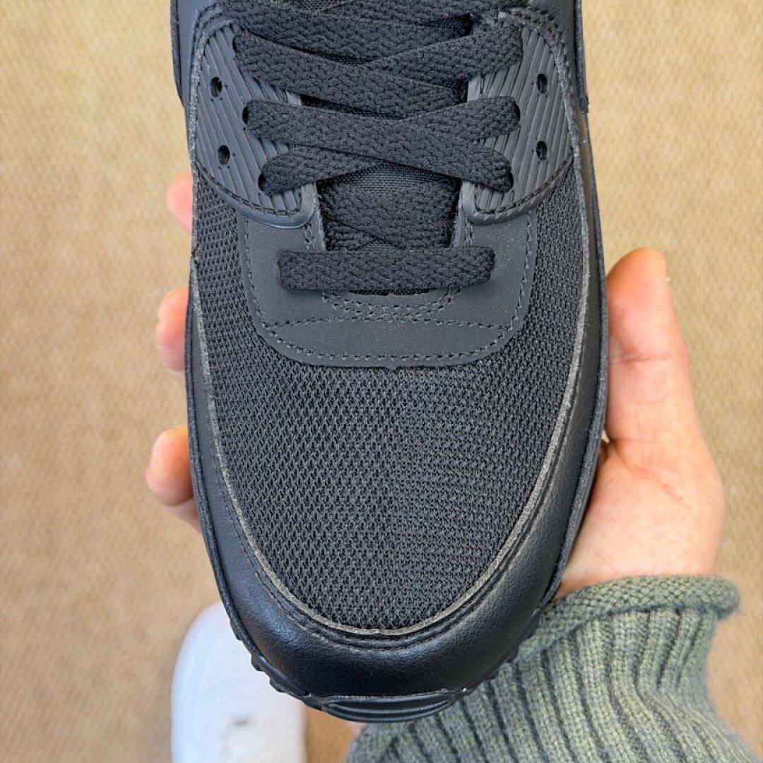 Nike Air Max 90 Triple Black Sneakers Shoes Trainers CN8490-003 Men's Women's Unisex Lifestyle Running Casual - Image 4