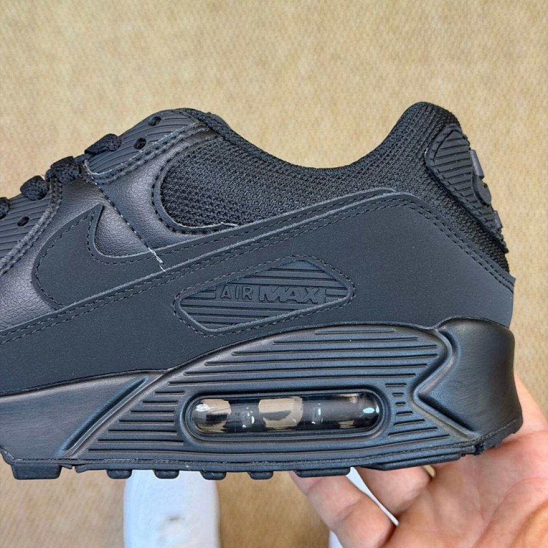 Nike Air Max 90 Triple Black Sneakers Shoes Trainers CN8490-003 Men's Women's Unisex Lifestyle Running Casual - Image 6