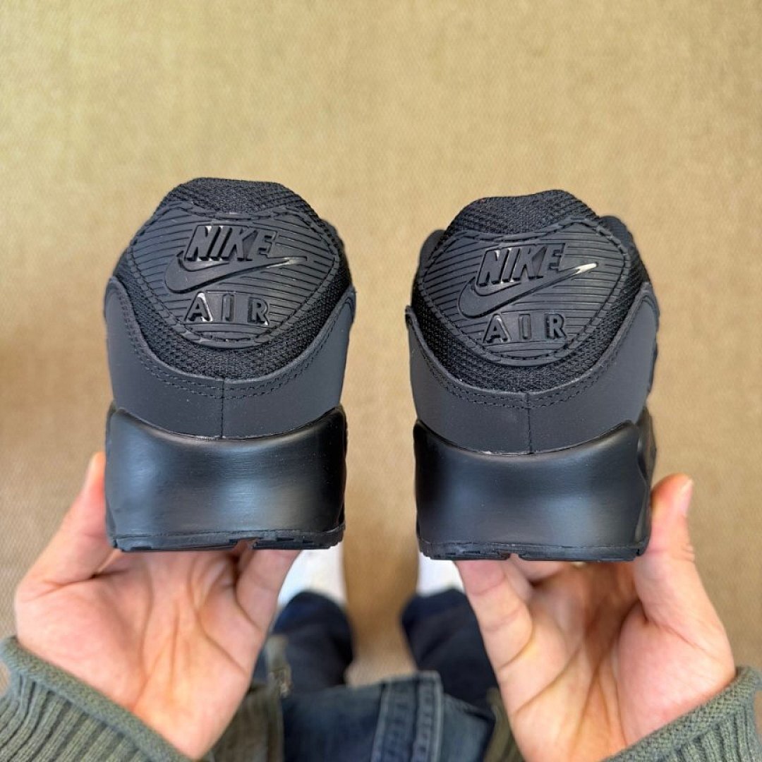 Nike Air Max 90 Triple Black Sneakers Shoes Trainers CN8490-003 Men's Women's Unisex Lifestyle Running Casual - Image 7