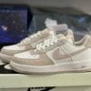 Nike Air Force 1 Low Fauna Brown Sail Light Gum Brown Shaggy Suede Leather Sneakers AF1 DV7584-100