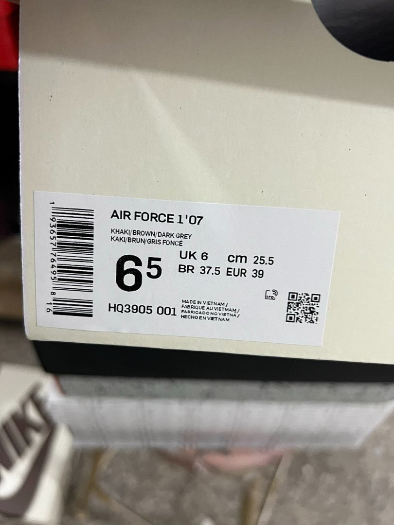 Nike Air Force 1 Low Fauna Brown Sail Light Gum Brown Shaggy Suede Leather Sneakers AF1 DV7584-100 - Image 2