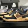 Nike Air Force 1 Low Black Light Brown Gum Medium Brown Sneakers (DN1430-001) AF1 Black Tan Dark Brown Mocha
