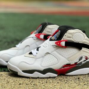 Air Jordan 8 Retro "Bugs Bunny" White True Red Black Men's Sneakers 305381-103