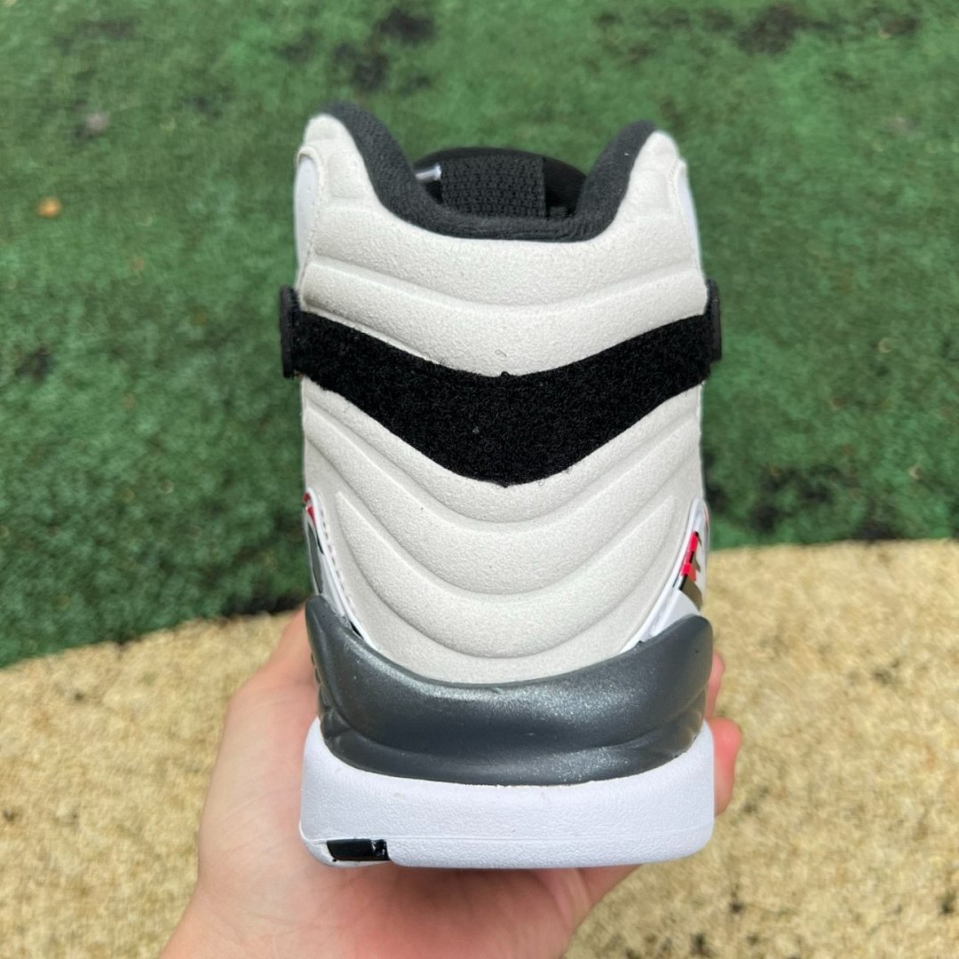 Air Jordan 8 Retro "Bugs Bunny" White True Red Black Men's Sneakers 305381-103 - Image 8