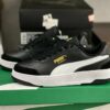 PUMA CA Match Leather Casual Sneakers Black White 387600-01