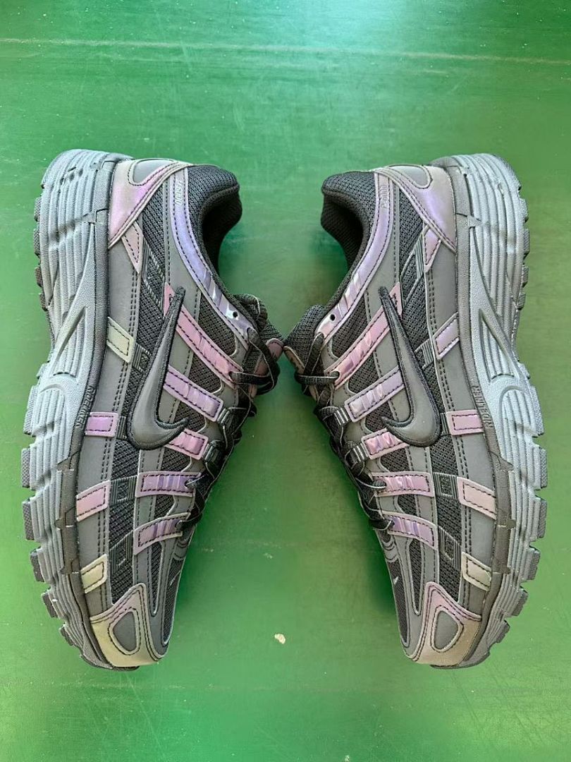 Nike P-6000 Black Metallic Dark Grey Iridescent Men's Women's Lifestyle Running Shoes Sneakers - Image 3