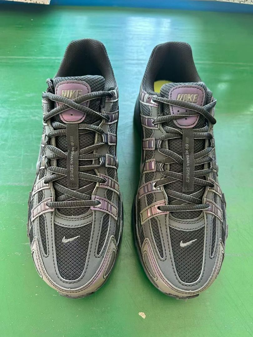 Nike P-6000 Black Metallic Dark Grey Iridescent Men's Women's Lifestyle Running Shoes Sneakers - Image 4