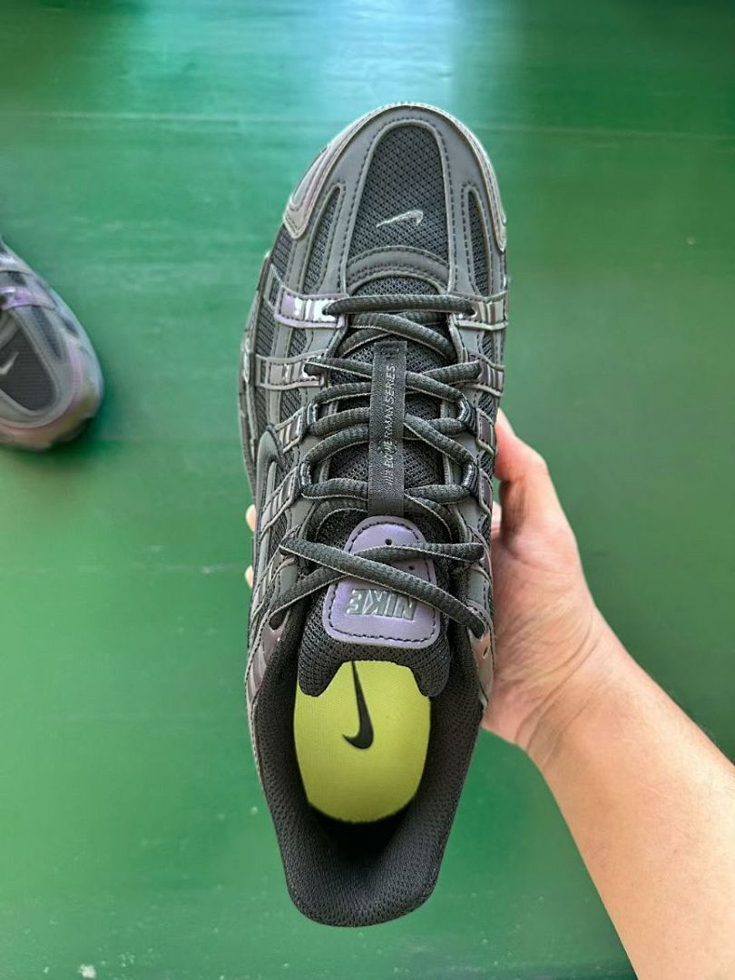 Nike P-6000 Black Metallic Dark Grey Iridescent Men's Women's Lifestyle Running Shoes Sneakers - Image 5