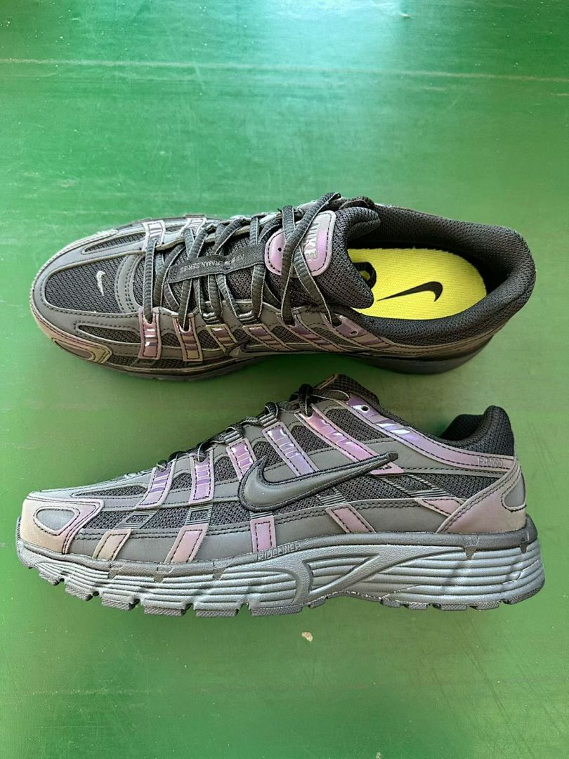 Nike P-6000 Black Metallic Dark Grey Iridescent Men's Women's Lifestyle Running Shoes Sneakers - Image 6
