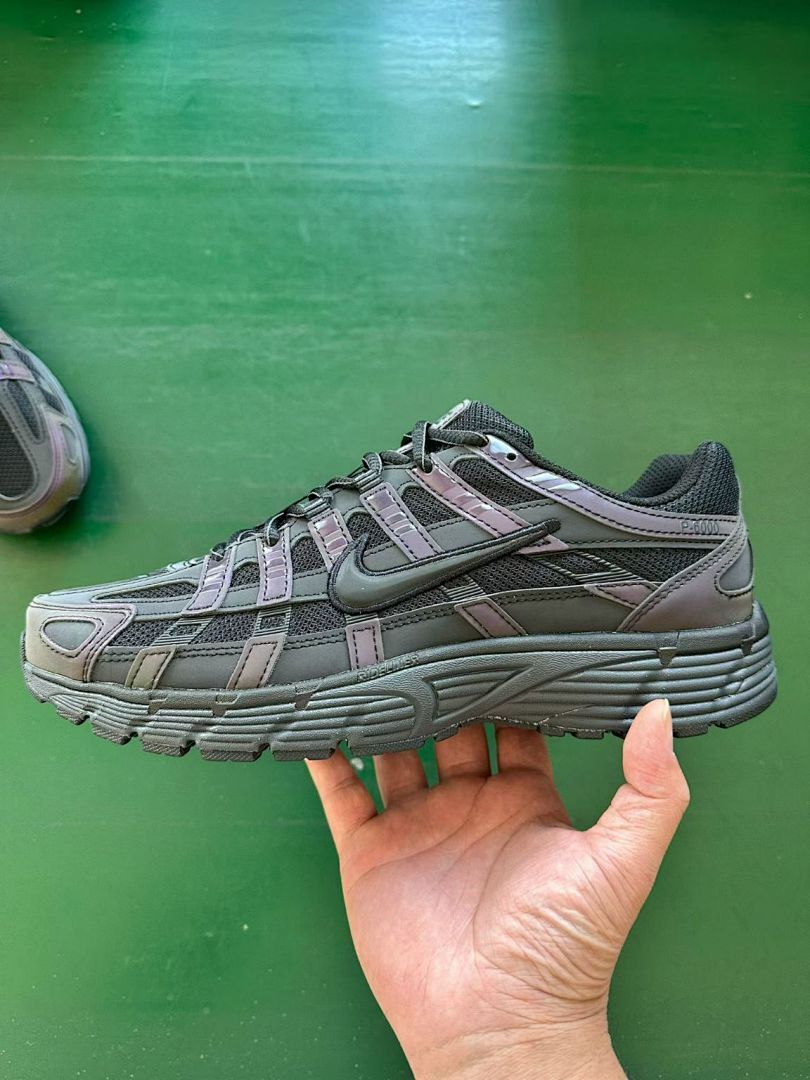 Nike P-6000 Black Metallic Dark Grey Iridescent Men's Women's Lifestyle Running Shoes Sneakers - Image 10