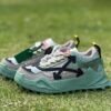 Off-White ODSY-1000 Mint Green Grey Black Chunky Trail Running Sneakers