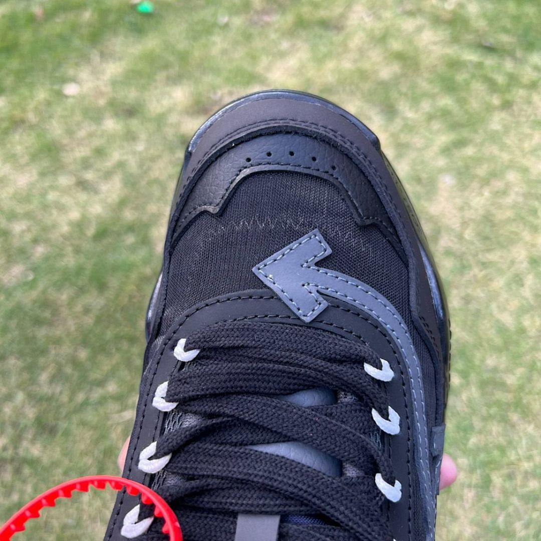 Off-White ODSY-1000 Black Grey Chunky Sneakers Men's Women's - Image 4