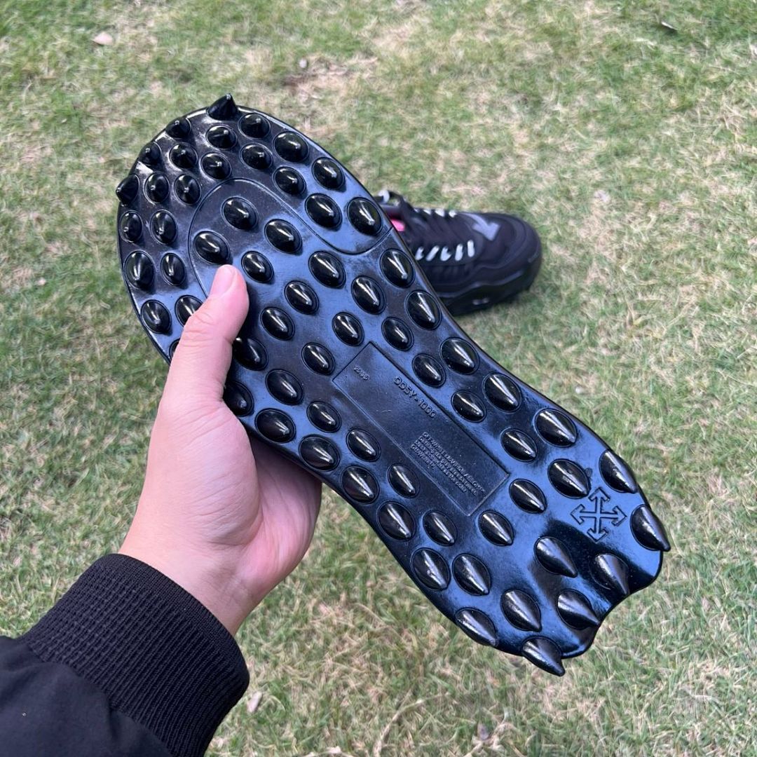 Off-White ODSY-1000 Black Grey Chunky Sneakers Men's Women's - Image 6