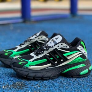Adidas Response CL Core Black Lucid Green Cloud White ID2176 Men's Women's Retro Running Shoes