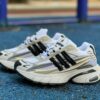 Adidas Response CL GZ1561 Cloud White Core Black Grey Two Men's Retro Running Lifestyle Sneakers Chunky White Black Grey Cream adiPRENE Shoes