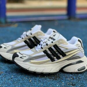 Adidas Response CL GZ1561 Cloud White Core Black Grey Two Men's Retro Running Lifestyle Sneakers Chunky White Black Grey Cream adiPRENE Shoes