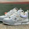 Louis Vuitton LV Trainer Sneaker White Grey Beige Mesh 3D