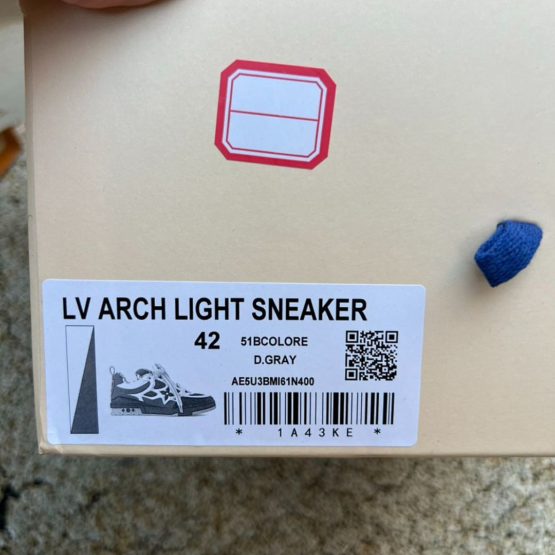 Louis Vuitton LV Trainer Sneaker Men's White Brown Monogram Mesh Leather Shoes 1AAXQ2 - Image 2