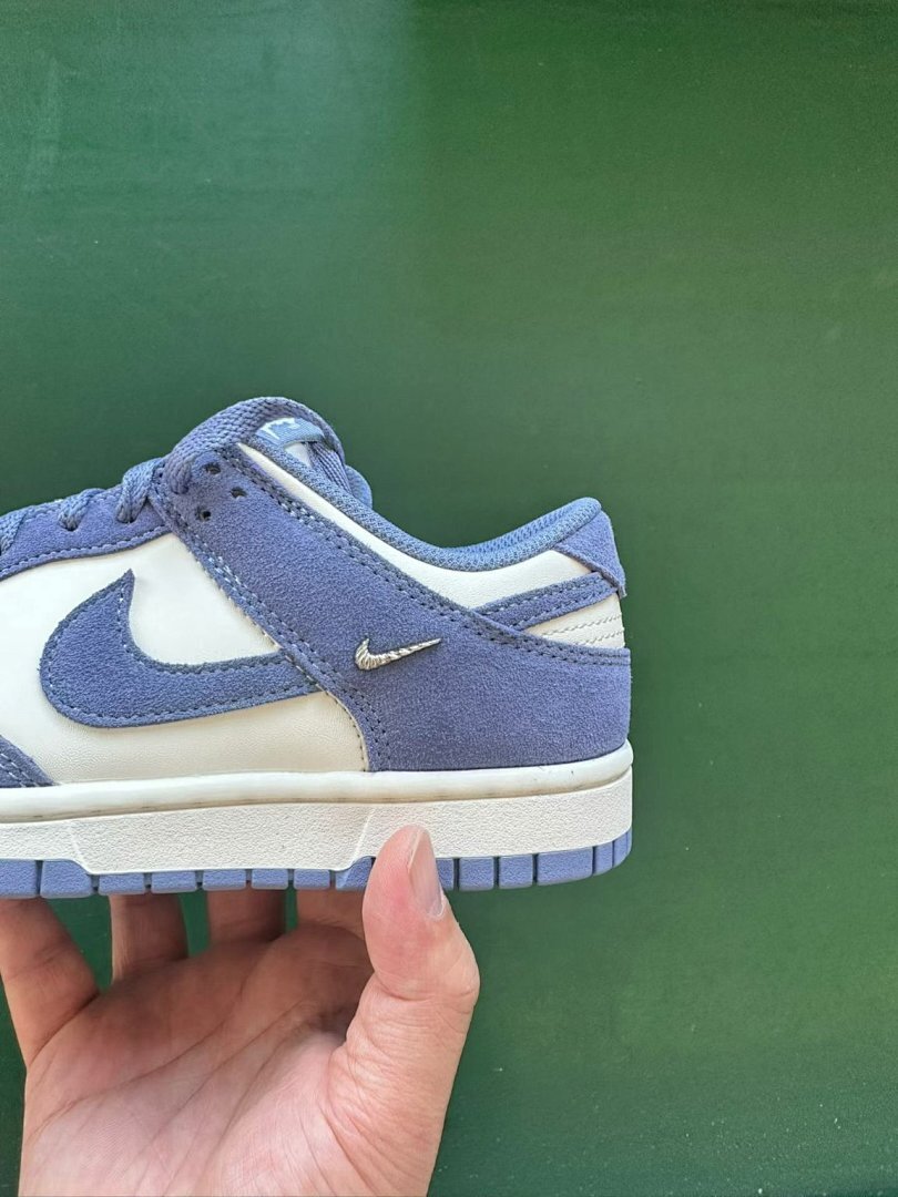 Nike Dunk Low LX Phantom Light Smoke Grey FJ2260-001 Periwinkle Blue Cream Sail Sneakers Shoes Men's Women's - Image 5