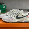 Louis Vuitton x Nike Dunk Low "Virgil Nigo" Grey Monogram Sneakers
