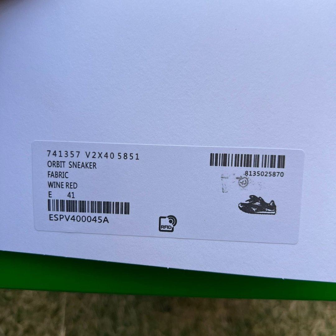 Bottega Veneta Orbit Metallic Mesh Runner Sneakers Red Purple 739328 V2C10 6504 - Image 2