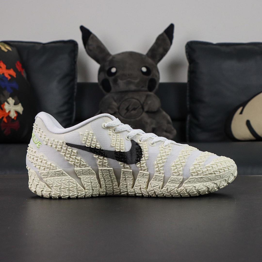 Nike Kyrie 4 ZoomX White Black Men's Basketball Sneakers - Image 5