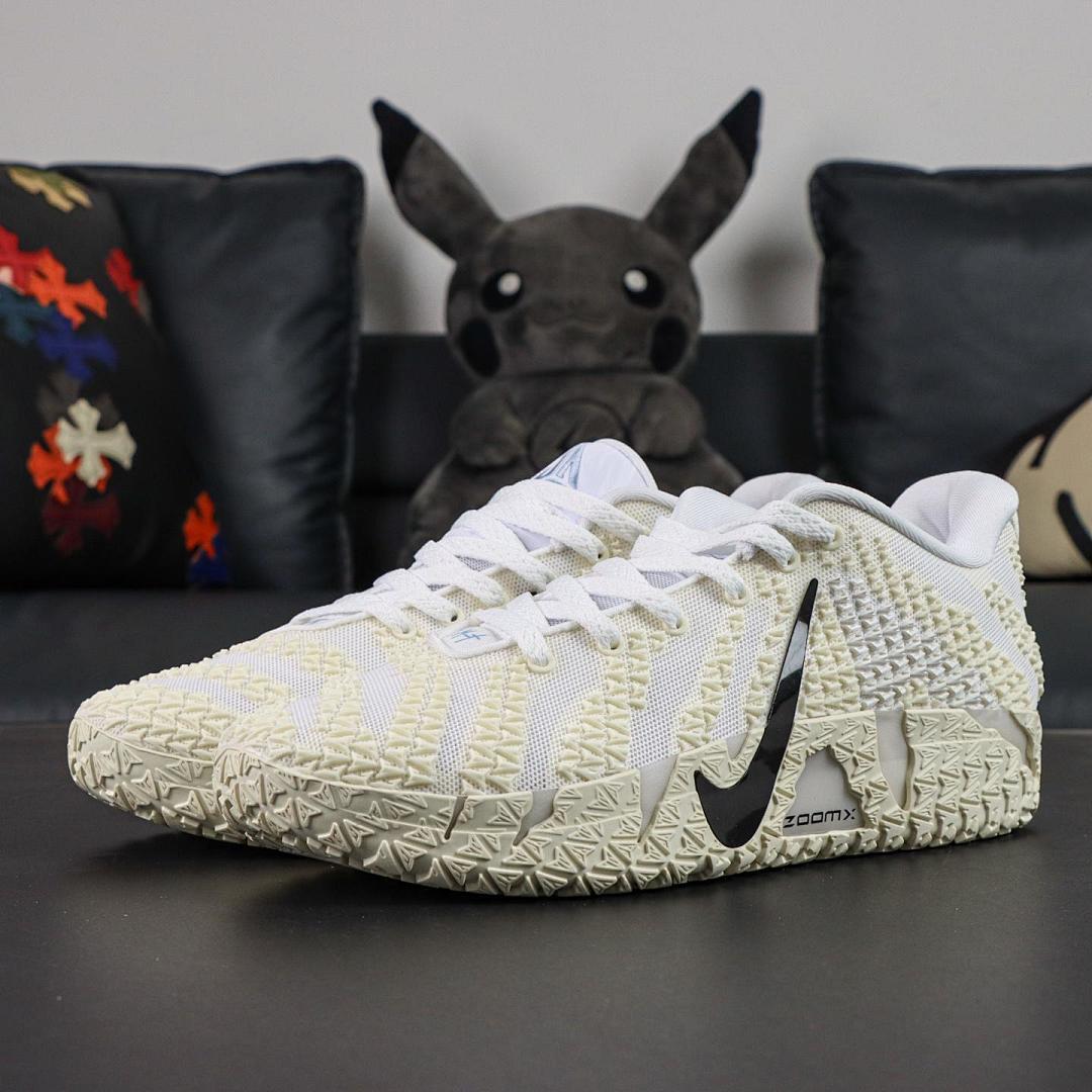 Nike Kyrie 4 ZoomX White Black Men's Basketball Sneakers - Image 10