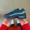 Nike Air Max 95 Black Hyper Royal Unisex Lifestyle Running Sneakers